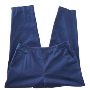 Vintage Talbots Navy Blue Straight Leg Ankle Pants. Size 16